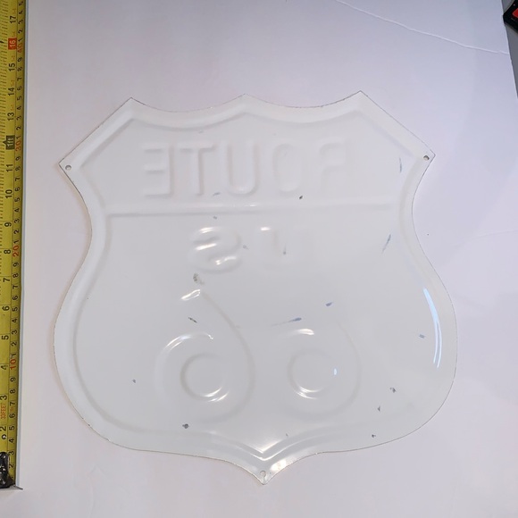 Rare Vintage Route 66 Metal Sign - Iconic Collectible Classic Memorabilia - Picture 5 of 6